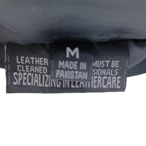 FIRST CLASSICS 100% Leather Traditional Gear Jacket Lined Women's Med - Picture 11 of 16